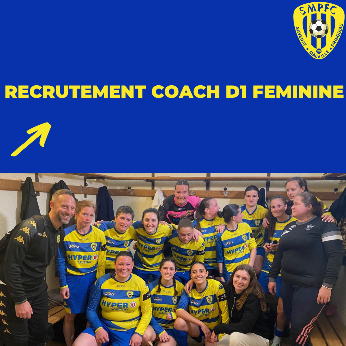 Recrutement coach D1 Féminine 🟡🔵