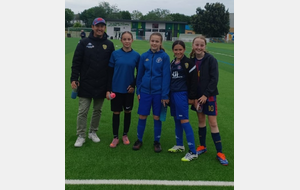 4 jeunes filles représentent l’entente aux détections U12F 🟡🔵