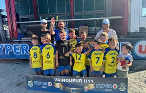 Nos U11 remportent le tournoi de Blain 🟡🔵
