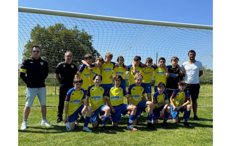 Les U14 remportent leur championnat 🟡🔵